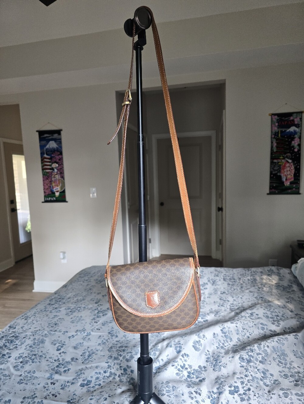 Authentic Celine Macadam Vintage Shoulder Bag
